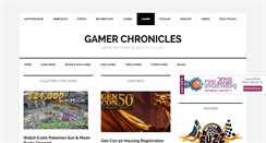 Desktop Screenshot of gamerchronicles.com