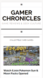 Mobile Screenshot of gamerchronicles.com